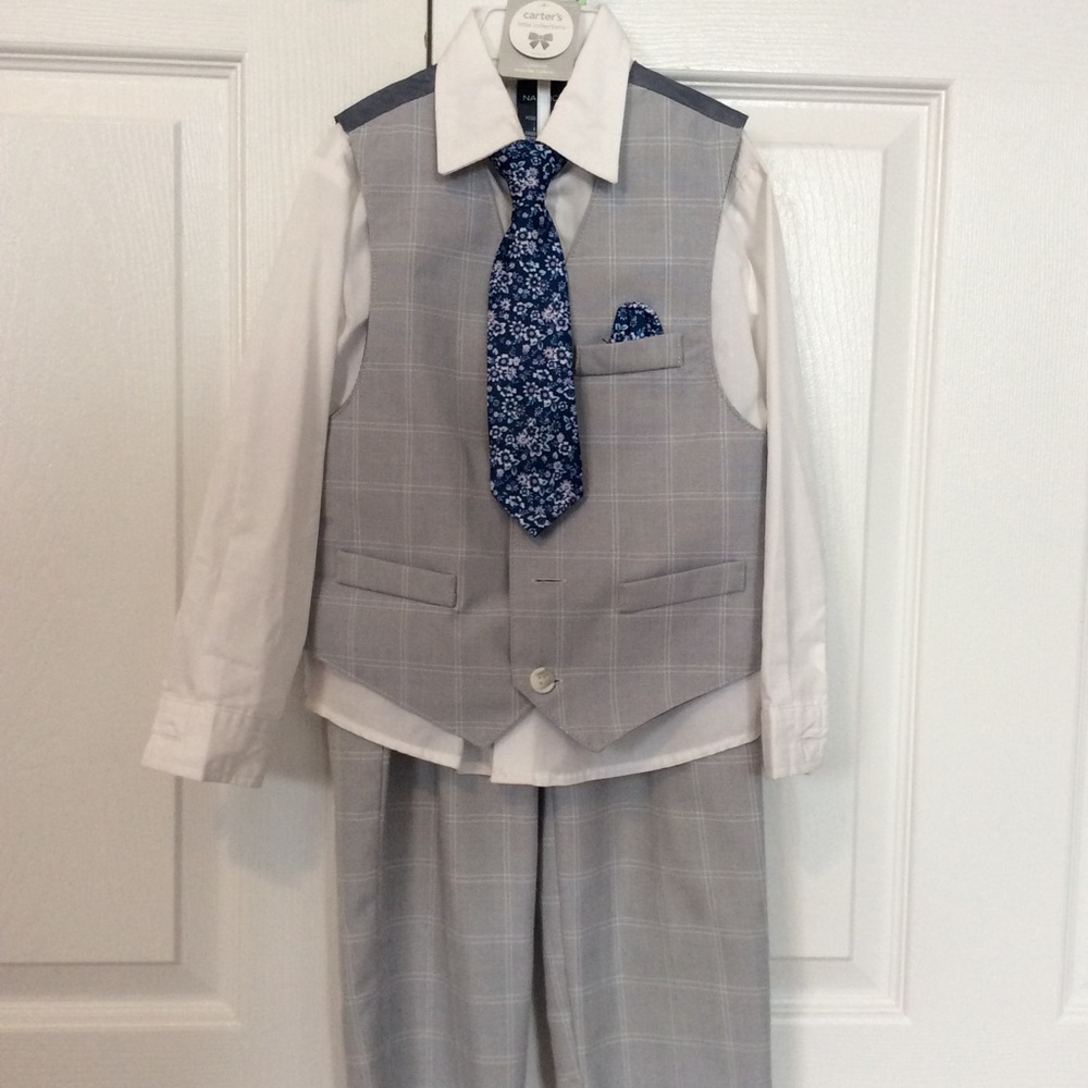 Nautical Boys 4 Pc Dress Suit